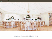 Tablet Screenshot of mortonevents.co.uk